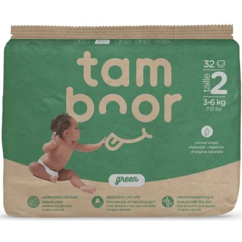 Scutece ECO Tamboor Green Mini mărimea 2 (3-6 kg), 32 buc. cumpăra în Chișinau