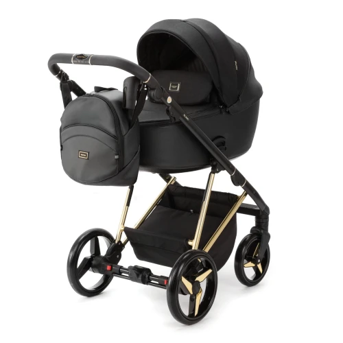Cărucior 2/1 Adamex Blanc Special Edition Black&Gold cumpăra în Chișinau