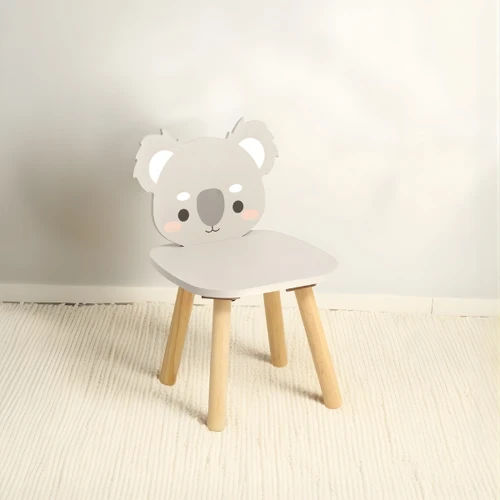 Детский стульчик U-Grow Koala, серый купить в Кишиневе