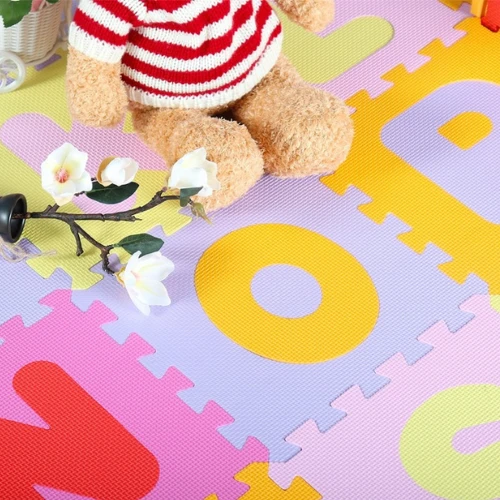 Коврик-пазл развивающий Essa Toys Алфавит, 28 деталей, 114x198 см купить в Кишиневе