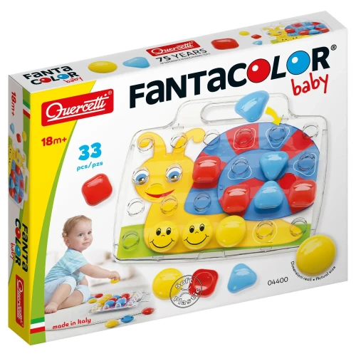 Мозаика Quercetti FantaColor Baby, 33 элемента купить в Кишиневе