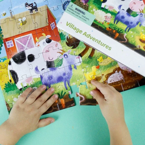 Puzzle Dodo Animals Village Adventures, 60 elemente cumpăra în Chișinau