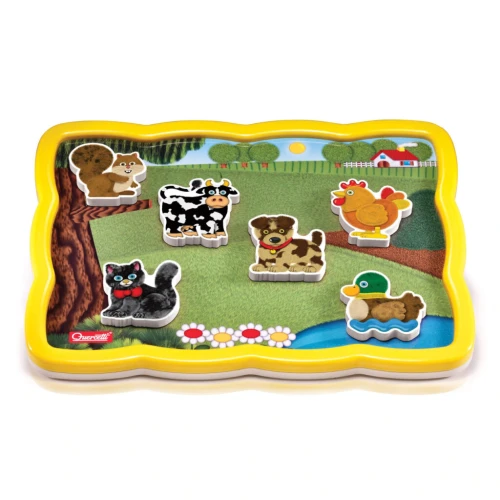 Puzzle educativ Quercetti Smart Magnet Puzzle Farm, 13 elemente cumpăra în Chișinau