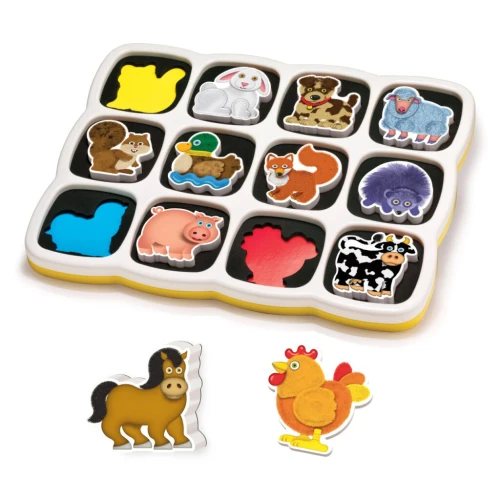 Puzzle educativ Quercetti Smart Magnet Puzzle Farm, 13 elemente cumpăra în Chișinau