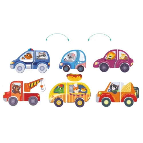 Set de creație Dodo Joc magnetic Aventuri pe drum, 1 tablă magnetică, 26 elemente cumpăra în Chișinau