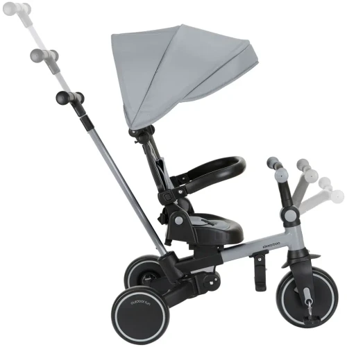 Велосипед трехколесный 8 в 1 KikkaBoo Aluma Grey купить в Кишиневе
