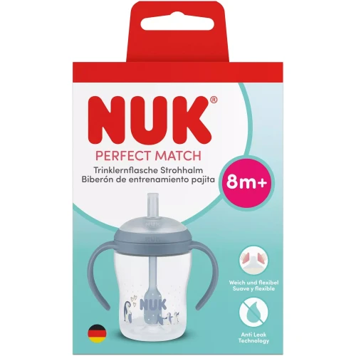 Cana cu pai NUK Perfect Match in sort. (8 luni+), 150 ml cumpăra în Chișinau