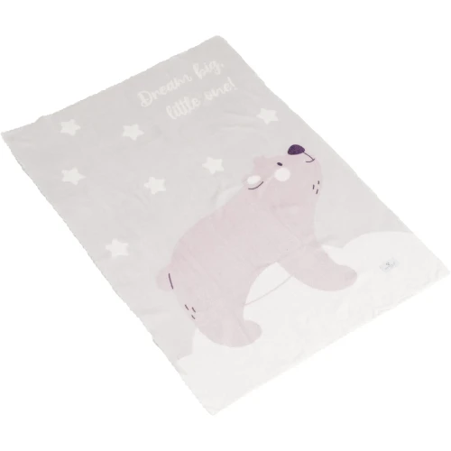 Пледик Moni Dreamy Bear Grey, 100x75 см купить в Кишиневе