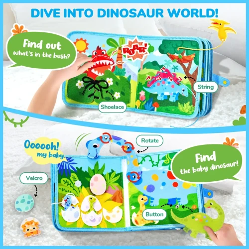 Развивающая книга New World Dinosaurs купить в Кишиневе