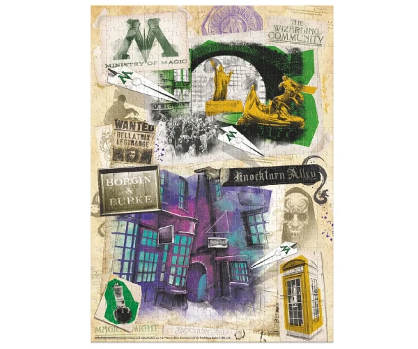 Пазл Dodo Министерство магии и Ноктюрн-аллея, серия Harry Potter, 450 элементов купить в Кишиневе