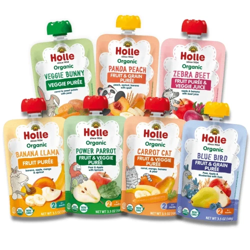 Piure Holle Bio Organic din mar-banana-sfecla (6 luni+), 4x100 g cumpăra în Chișinau