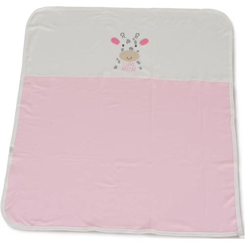 Păturică Moni Mums Giraffe Pink, 100x90 cm cumpăra în Chișinau