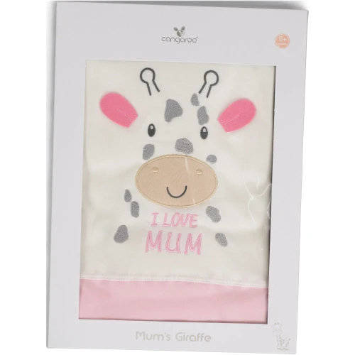 Păturică Moni Mums Giraffe Pink, 100x90 cm cumpăra în Chișinau