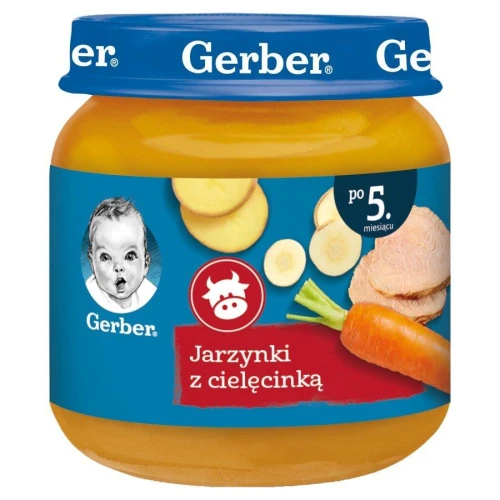Пюре Gerber овощи с говядиной (5 мес+), 125 г купить в Кишиневе