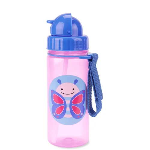 Cană cu pai Skip Hop Zoo Butterfly (12 luni+), 385 ml cumpăra în Chișinau