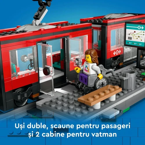 Set construcție Lego City Dowtwon Tram, 811 elemente cumpăra în Chișinau