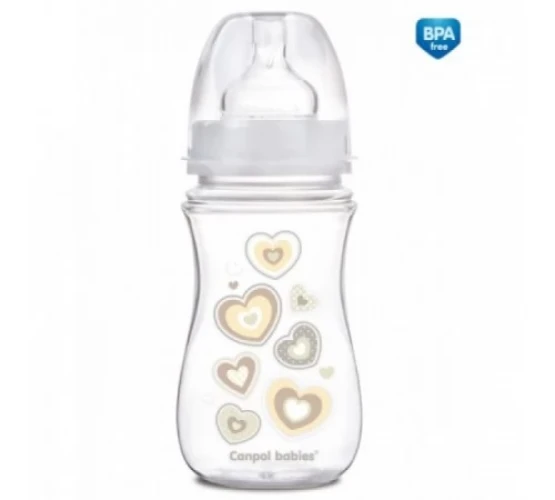 Biberon cu sistem anti-colic Canpol Easy Start Toys Shapes 240 ml cumpăra în Chișinau