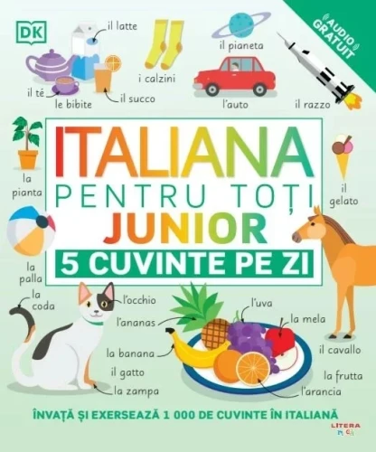 Книга Итальянский для всех Junior. 5 слов в день купить в Кишиневе