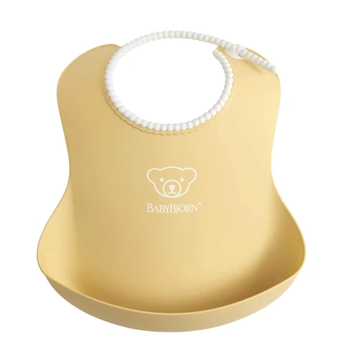 Слюнявчик из силикона BabyBjorn powder Yellow, 2 шт купить в Кишиневе