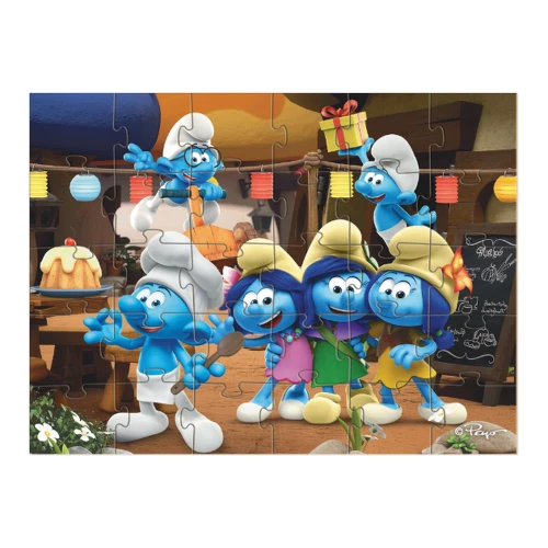 Мини-пазл Dodo Смурфики Праздник, 30 элементов купить в Кишиневе