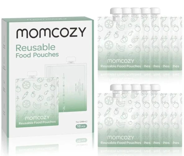 Pungi pentru stocarea hranei Momcozy Pouches, 10 buc., 200 ml cumpăra în Chișinau