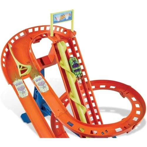 Set constructie Hot Wheels City Roller Coaster Rally, 2 elemente cumpăra în Chișinau