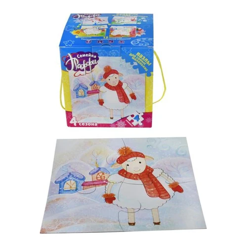 Обучающий пазл Toys Outlet Семейка Паффи: 4 в 1, 12 элементов купить в Кишиневе