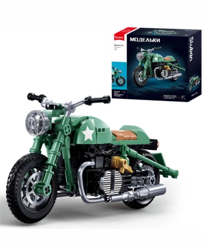 Set de construcție Sluban Motocicleta R75MS, scara 1:12, 215 elemente cumpăra în Chișinau