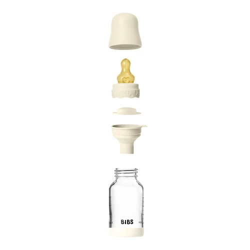 Biberon pentru bebelusi din sticla Bibs Latex Boheme Ivory, 120 ml cumpăra în Chișinau