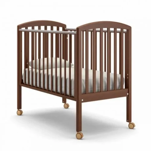 Детская кроватка на колесах Дени Gandylyan орех купить в Кишиневе