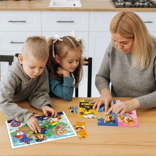 Puzzle Dodo 2 în 1 Cățeluși atât de buni, seria Patrula cățelușilor, 24 și 36 elemente cumpăra în Chișinau