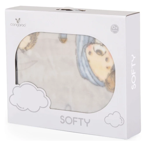 Păturică Moni Softy Lovely Day Grey, 140x110 cm cumpăra în Chișinau