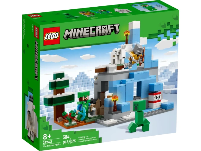 Конструкторы LEGO Minecraft The Frozen Peaks, 304 элементов купить в Кишиневе