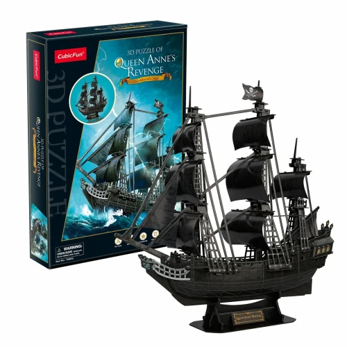 Пазл-3D Cubic Fun Пиратский корабль Месть Королевы Анны, 100 деталей купить в Кишиневе