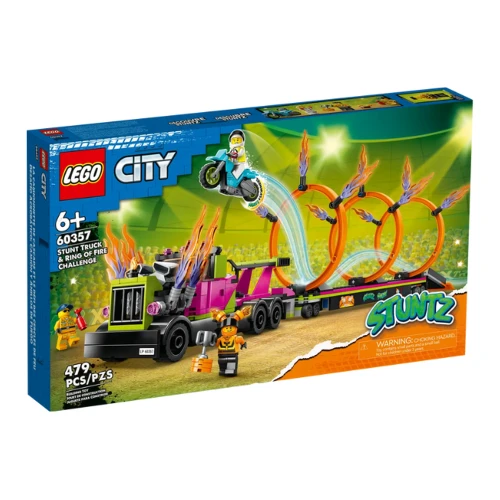 Конструктор Lego City Stunt Truck & Ring of Fire Challenge (Огненные кольца), 479 элементов купить в Кишиневе