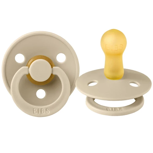 Пустышка круглая латексная Bibs Colour Vanilla 6-18 мес купить в Кишиневе