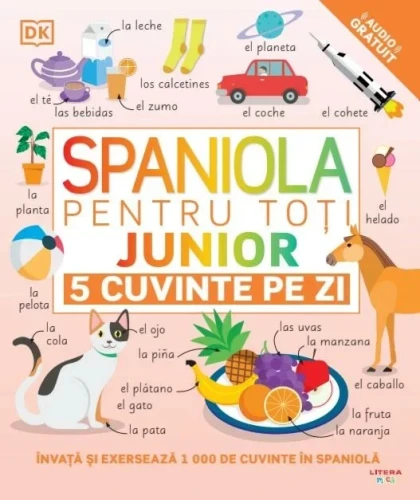 Книга Испанский для всех Junior. 5 слов в день купить в Кишиневе