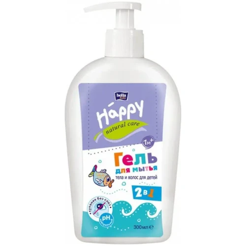 Детский гель для душа Bella Baby Happy Natural Care 2 in 1, 300 мл купить в Кишиневе
