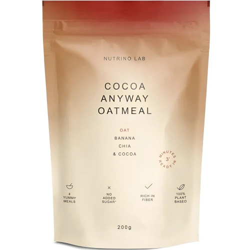Каша Nutrino Lab с овсяными хлопьями и кусочками банана, чиа, какао, ванилью (24 мес. +), 200 гр купить в Кишиневе