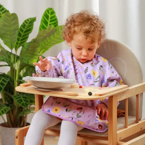 Bavetă din poliester BabyOno Garden Roz cumpăra în Chișinau