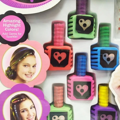 Set creativ de vopsit părul pentru copii Essa Toys Fashion Rosse, 6 crete colorate cumpăra în Chișinau
