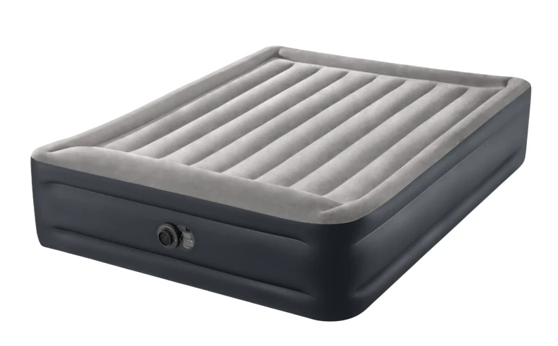 Saltea gonflabilă Intex Velur Queen Deluxe Pillow Rest cu tetieră și pompă electrică încorporată 220 V cumpăra în Chișinau