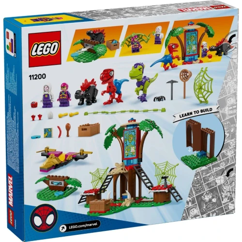 Set construcție Lego Marvel Spidey And Gobby's Rapter Battle at Tree House HQ, 143 elemente cumpăra în Chișinau