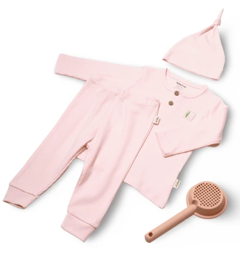 Set din 3 piese BabyCosy Bamboo Pink (3-6L) cumpăra în Chișinau