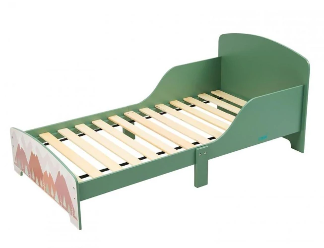 Детская кровать U-Grow Junior Green Forest, 140x70 см купить в Кишиневе