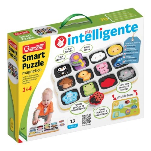 Puzzle educativ Quercetti Smart Magnet Puzzle, 13 elemente cumpăra în Chișinau