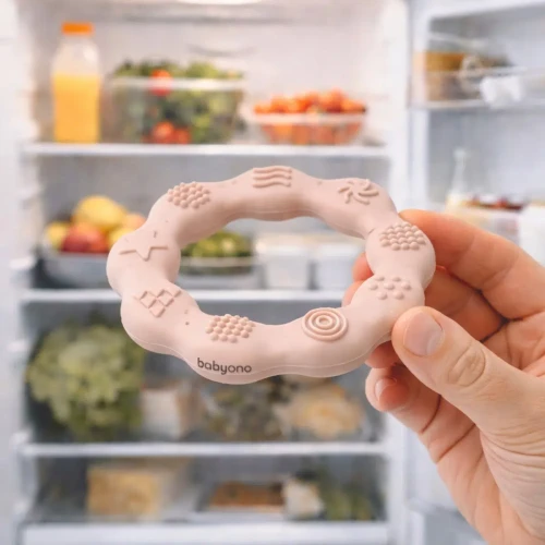 Inel gingival BabyOno Ring Beige cumpăra în Chișinau