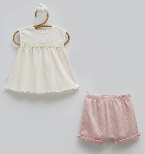 Set din 2 piese Caramell Hello Girl Beige & Pink (6-9L) cumpăra în Chișinau