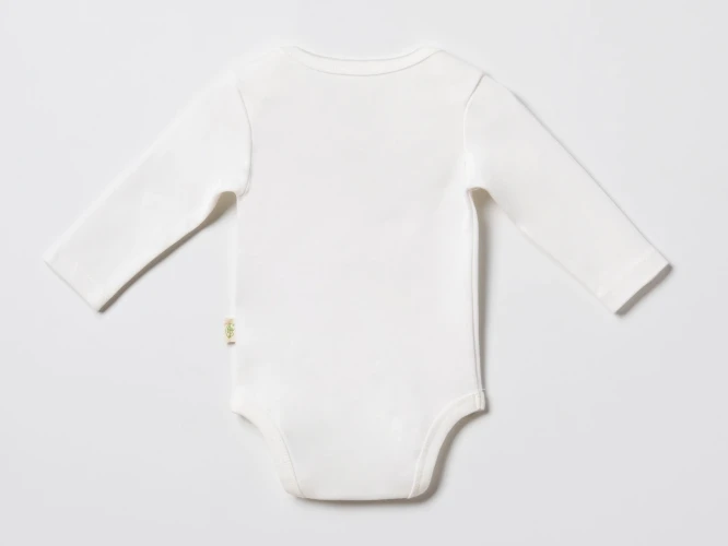 Боди с длинным рукавом BabyCosy Ivory & Orange, 2 шт. (6-9М) купить в Кишиневе