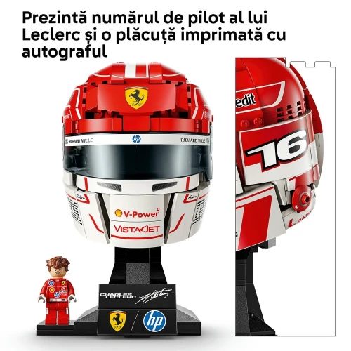 Set construcție Lego Editions Scuderia Ferrari HP Charles Leclerc Helmet, 886 elemente cumpăra în Chișinau